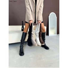 Сапоги женские высокие кожаные деми 9604ТОПС