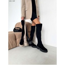 Ботфорты женские на платформе осенние или зимние 5293ТОПС