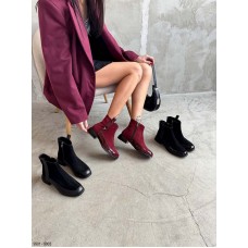 Ботинки женские удобные натуральные деми 9901ТОПС