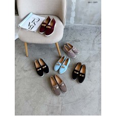 Женские туфли лоферы замшевые 9911ТОПС