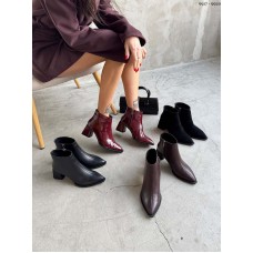 Ботильоны женские на маленьком каблучке демисезонные 9917ТОПС