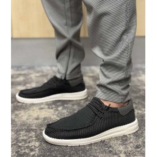 Мужские мокасины текстиль летние 0002ДЖМ