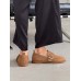 Туфли женские без каблука лоферы натуральные 10167ТОПС