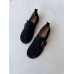 Туфли женские без каблука лоферы натуральные 10167ТОПС