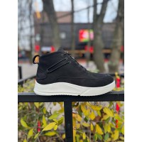 Зимние ботинки мужские натуральный нубук 0125ГРМ