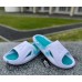 Шлепки на лето мужские Adidas Adicane Slide белые и черные 0083АДМ