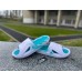 Шлепки на лето мужские Adidas Adicane Slide белые и черные 0083АДМ